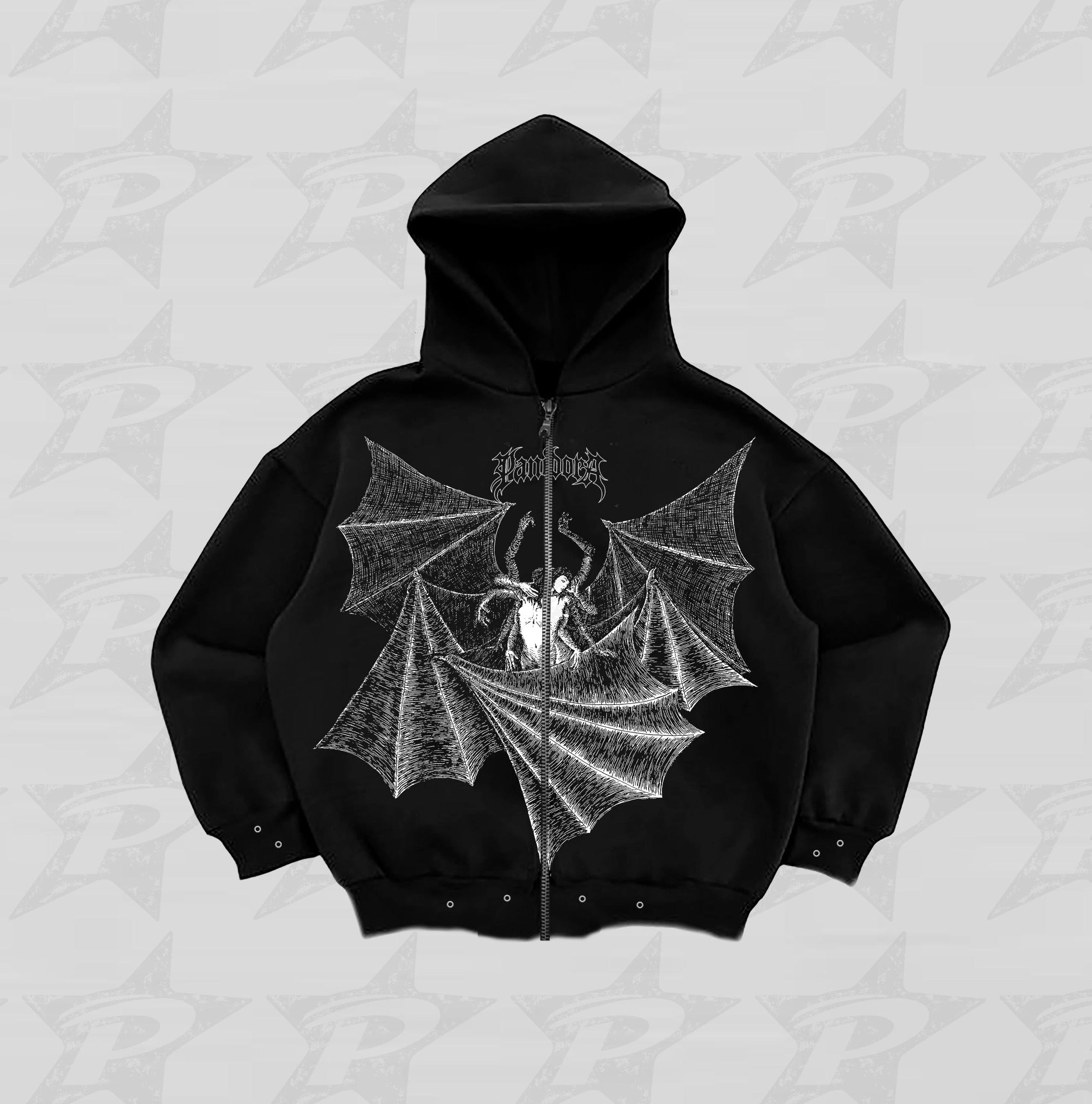 Chimera-Winged Zip Hoodie