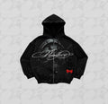 Faded Relic Script Zip-Up