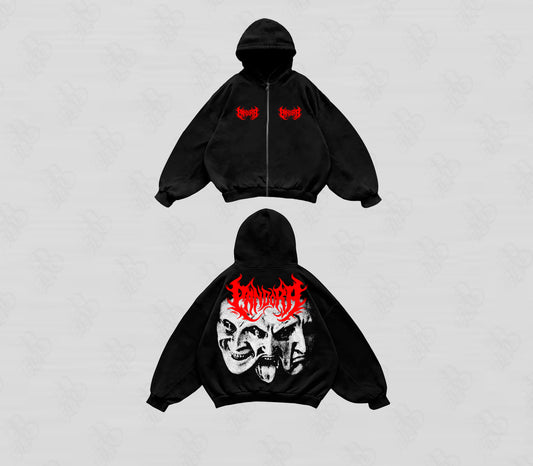Hoodie Zip Inner Demon