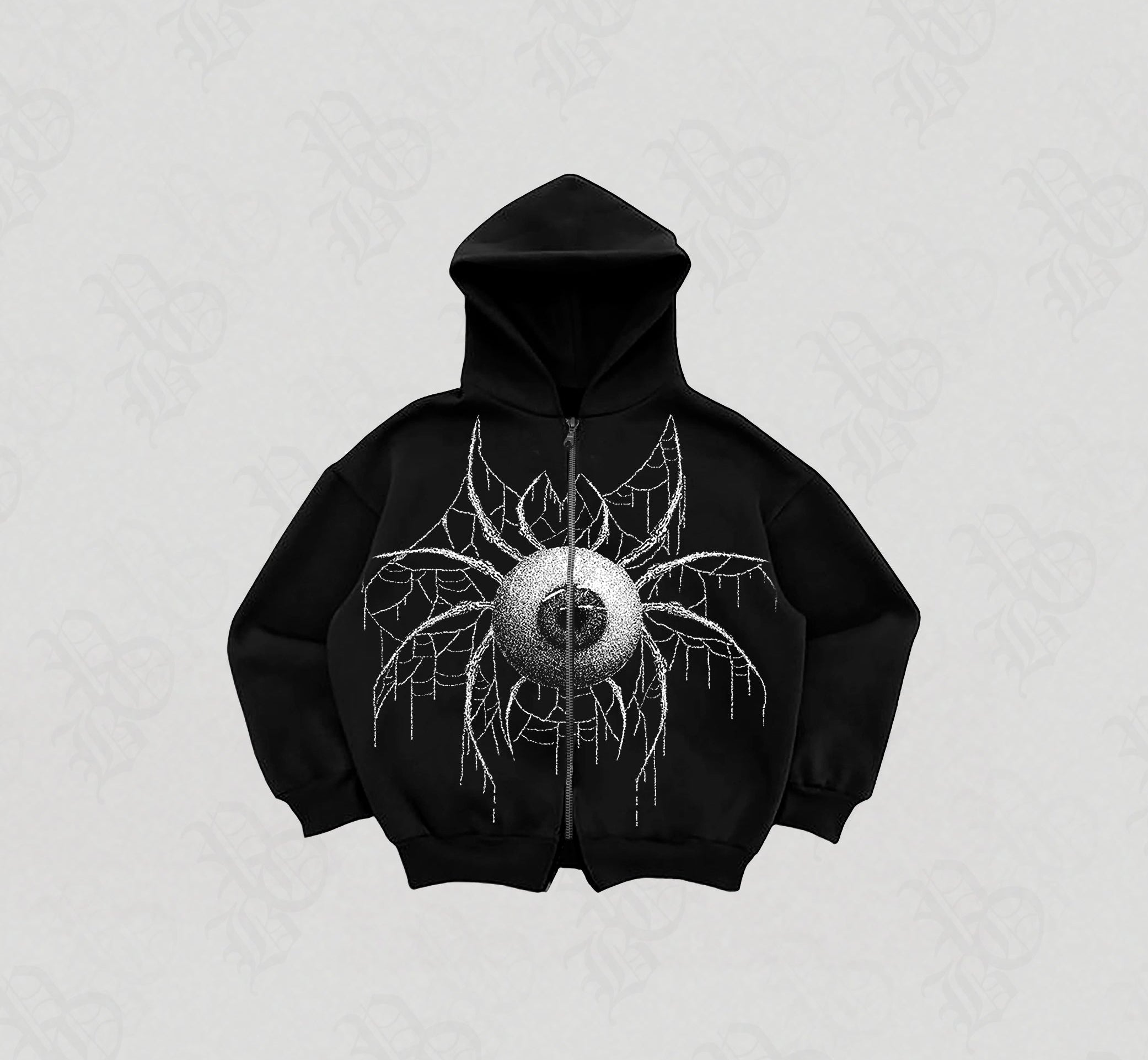 Hoodie Zip Web Of Barbs