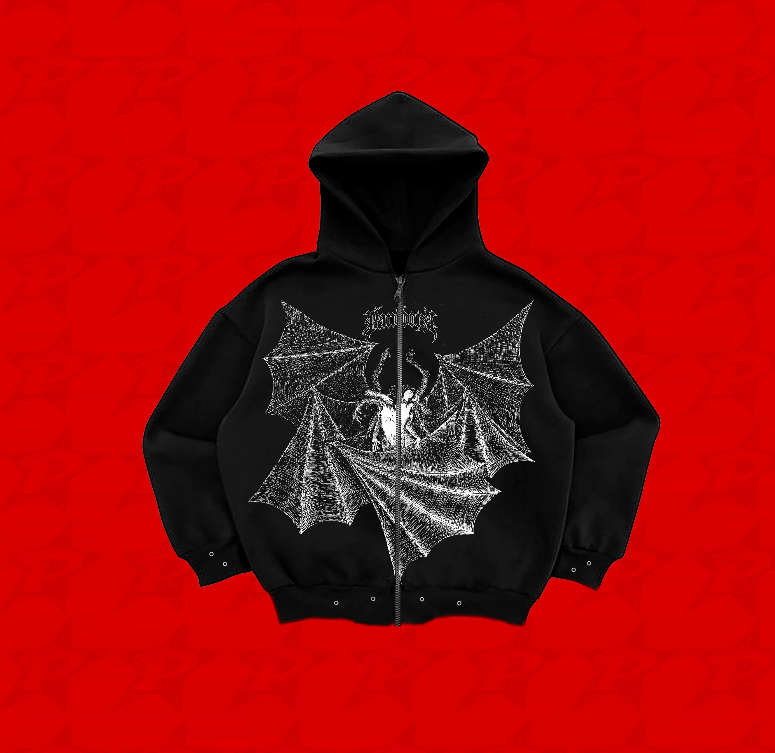 Chimera-Winged Zip Hoodie